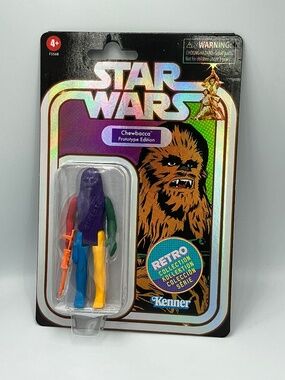Star Wars Retro Collection Chewbacca Purple Body Prototype Edition Action Figure